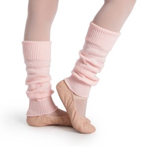 Kids' Bloch Ankle Legwarmers Knitwear Pink | ZMYMJ57856