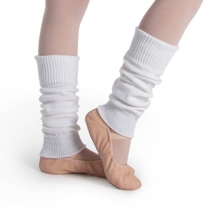 Kids' Bloch Ankle Legwarmers Knitwear White | GMYUC85659