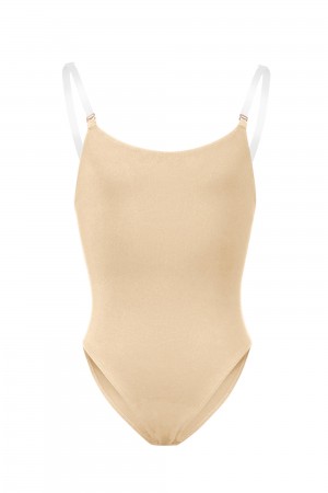 Kids' Bloch Auva Body Liner Underwear Sand | MMYHR57815