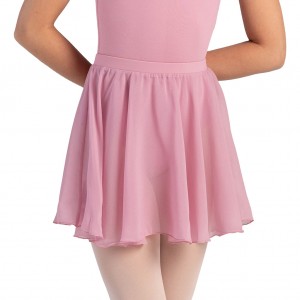 Kids' Bloch Chayanne Chiffon Short Circle Skirts Dusk | MMYFT32337