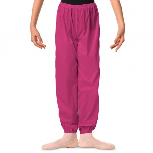 Kids' Bloch Children Ripstop Pants Bottoms Raspberry | QMYWA70438