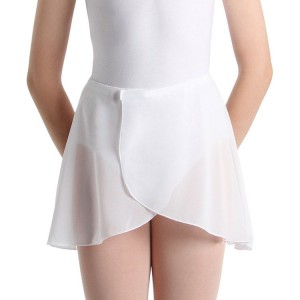 Kids' Bloch Chita Skirts White | MYNZX76054