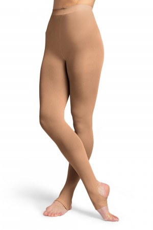 Kids' Bloch Contoursoft Sitrrup Tight Bloch Tan | MMYFT24583