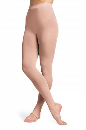 Kids' Bloch Contoursoft Sitrrup Tight Salmon Pink | MMYHR37256