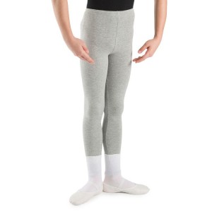 Kids' Bloch Dale Footless Tight Grey Marle | DMYKV17504