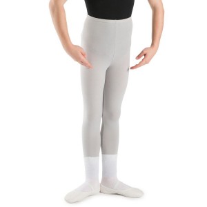 Kids' Bloch Dale Footless Tight Silver | MYQCS88243