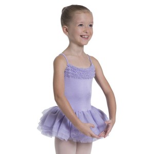 Kids' Bloch Desdemona Leotard Dress Lilac | TMYWZ66598