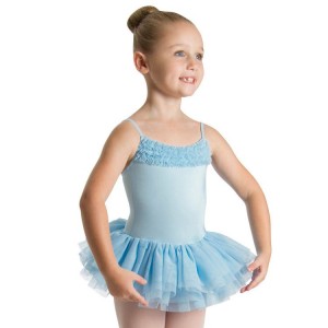 Kids' Bloch Desdemona Tutu Leotards Pastel Blue | MYICD94799