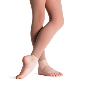 Kids' Bloch Elite Footless Tight Tan | EMYHC27480