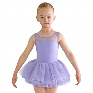 Kids' Bloch Emica Sweetheart Dress Lilac | MYDYB93216