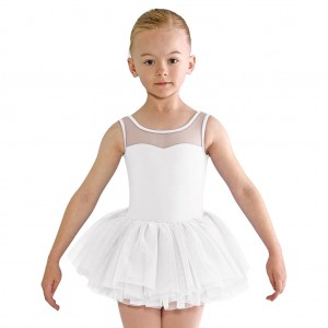 Kids' Bloch Emica Sweetheart Dress White | FMYHY70721