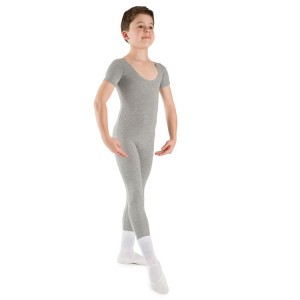 Kids' Bloch Matt Unitard Tight Grey Marle | MYCIF47027