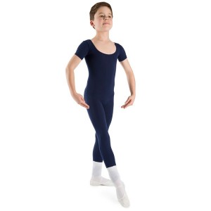 Kids' Bloch Matt Unitard Tight Navy | MYIIZ95894