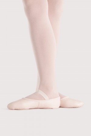 Kids' Bloch Prolite II Leather Girls Ballet Flats Theatrical Pink | AMYDF47916