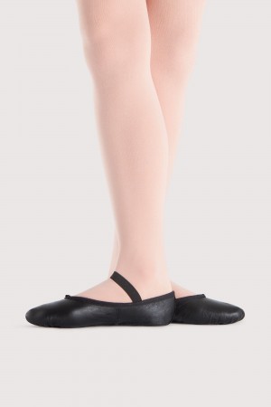 Kids' Bloch Prolite Leather Toddlers Ballet Flats Black | MYXMI94377