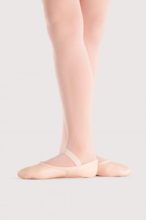 Kids' Bloch Prolite Leather Toddlers Ballet Flats Pink | XMYBH94757