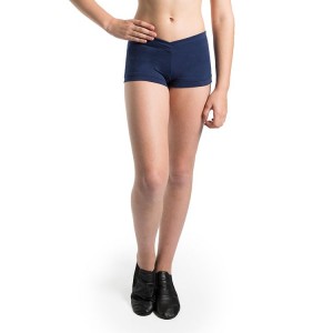 Kids' Bloch Rena Micro Fitted Short Bottoms Navy | PMYQX88070