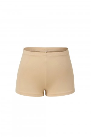 Kids' Bloch Starr High Waist Micro Short Underwear Sand | MYJKU62946