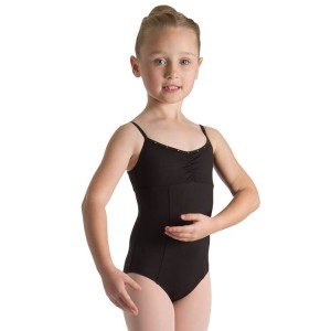 Kids' Bloch Sugar Bow Back Leotards Black | MMYHR91406