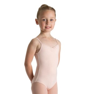 Kids' Bloch Teresa Pinch Front And Back Leotards Light Pink | MYXMI74909