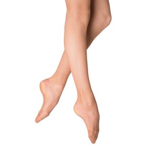 Kids' Bloch Traditional Fishnet Footed Tight Tan | MYDYB52668