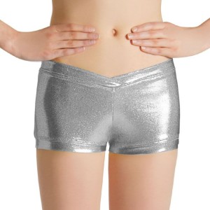 Kids' Bloch Vegas Short Bottoms Silver | TMYPQ11742