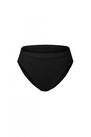 Kids' Bloch Zaniah High Waist Brief Underwear Black | MMYHR48944