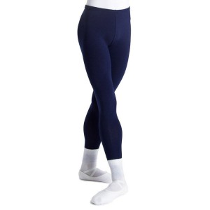 Men's Bloch Dale High Waist Full Length Tight Navy | MYEAH22014