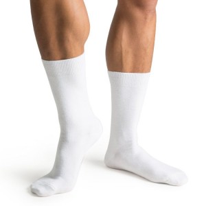 Men's Bloch Dance Socks White | XMYGW76611