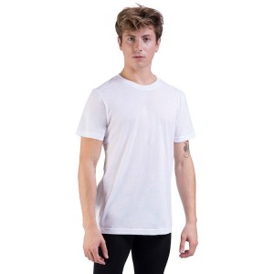 Men's Bloch Heath Relaxed Slim Fit Tops White | LMYTR50534