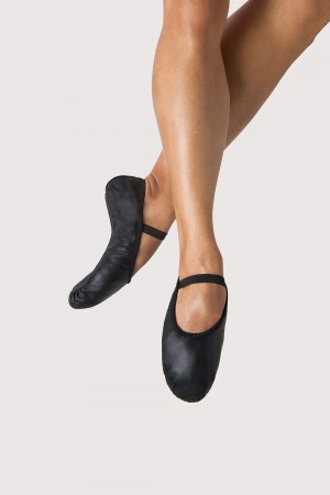 Men's Bloch Prolite Leather Ballet Flats Black | XMYGW19855