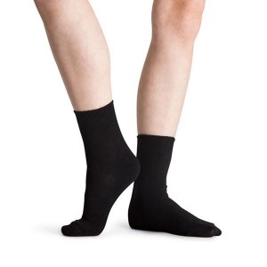 Women's Bloch Ankle Socks Black | SMYVO59109