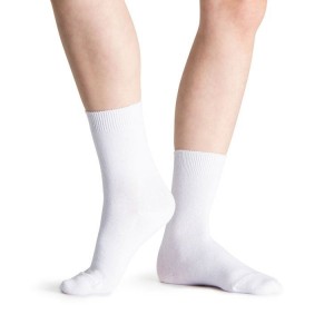 Women's Bloch Ankle Socks White | EMYVG84852