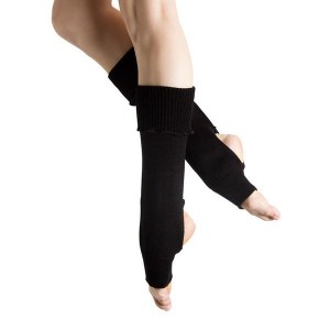 Women's Bloch Anya Legwarmers Knitwear Black | MYCIF55839