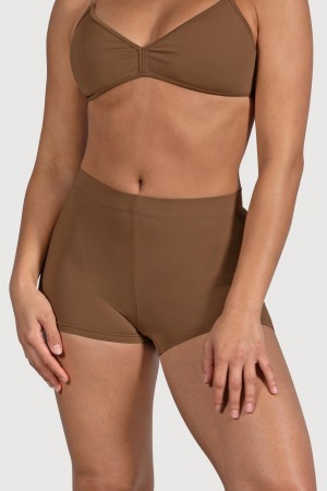 Women's Bloch Capella High Waist Underwear Almond | MYCVG24761