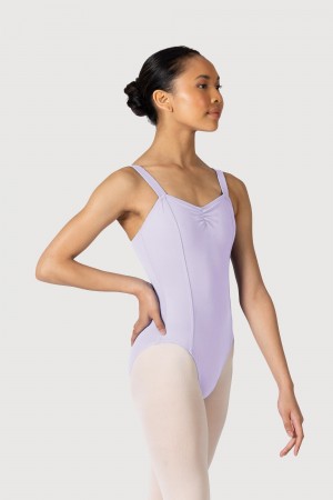 Women's Bloch Celena French Princess Line Leotards Lilac | MYNZX73191