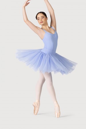 Women's Bloch Classic Practice ½ Tutu Skirts Bluebird | TMYPQ99921