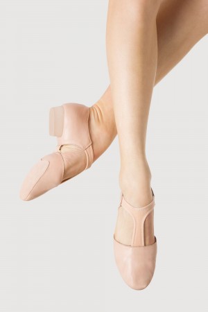 Women's Bloch Elastosplit Grecian Teaching Shoes Pink | MYZDE10328