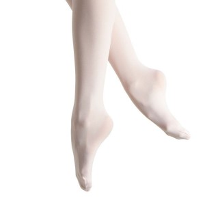 Women's Bloch Elite Footed Tight Theatrical Pink | QMYWA54629