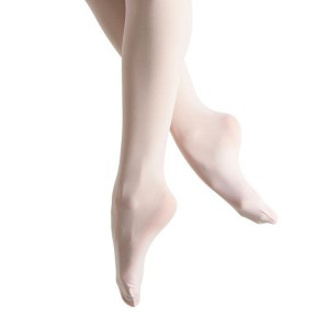 Women's Bloch Endura Supplex Footed Tight Theatrical Pink | MYQCS60346