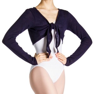 Women's Bloch Karola Cropped Tie Tops Navy | MYXMI67784