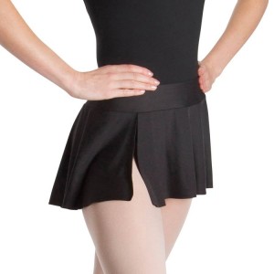 Women's Bloch Mirella Britt Side Split Skirts Black | MYXMI26577