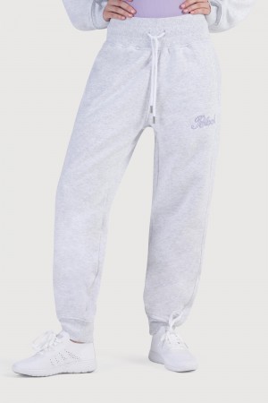 Women's Bloch Off-Duty Terry Sweat Bottoms Snow Marle | YMYGT74412