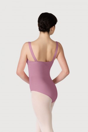 Women's Bloch Overture Obelia Princess Seam Leotards Dusk | FMYHY76231