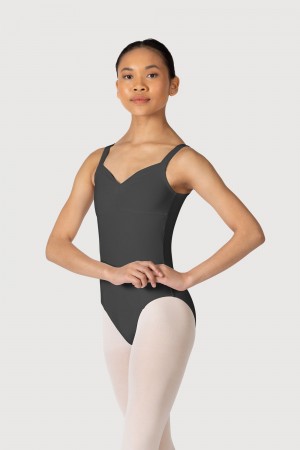 Women's Bloch Overture Ondina Princess Seam Leotards Titanium | MYXBR83275