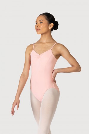 Women's Bloch Overture Oriana Princess Seam Leotards Candy Pink | TMYPQ37535