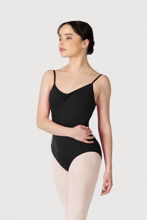 Women's Bloch Overture Oxana Quad Strap Leotards Black | EMYVG72112