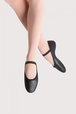 Women's Bloch Prolite Leather Ballet Flats Black | MYJVR36368