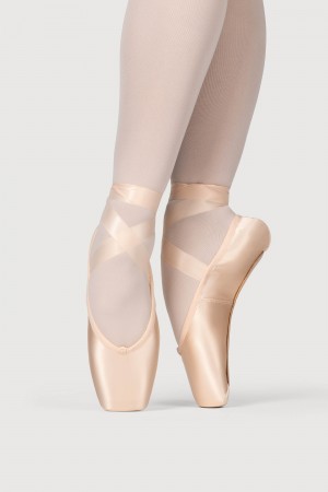 Women's Bloch Serenade Pointe Shoes Pink | FMYUI19277