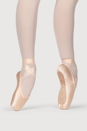 Women's Bloch Serenade Strong Pointe Shoes Pink | MYJVR51879